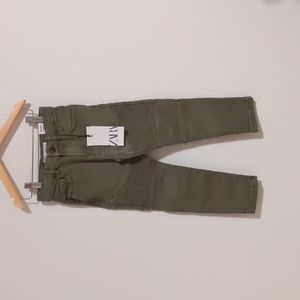 NWT Zara army green skinny pants